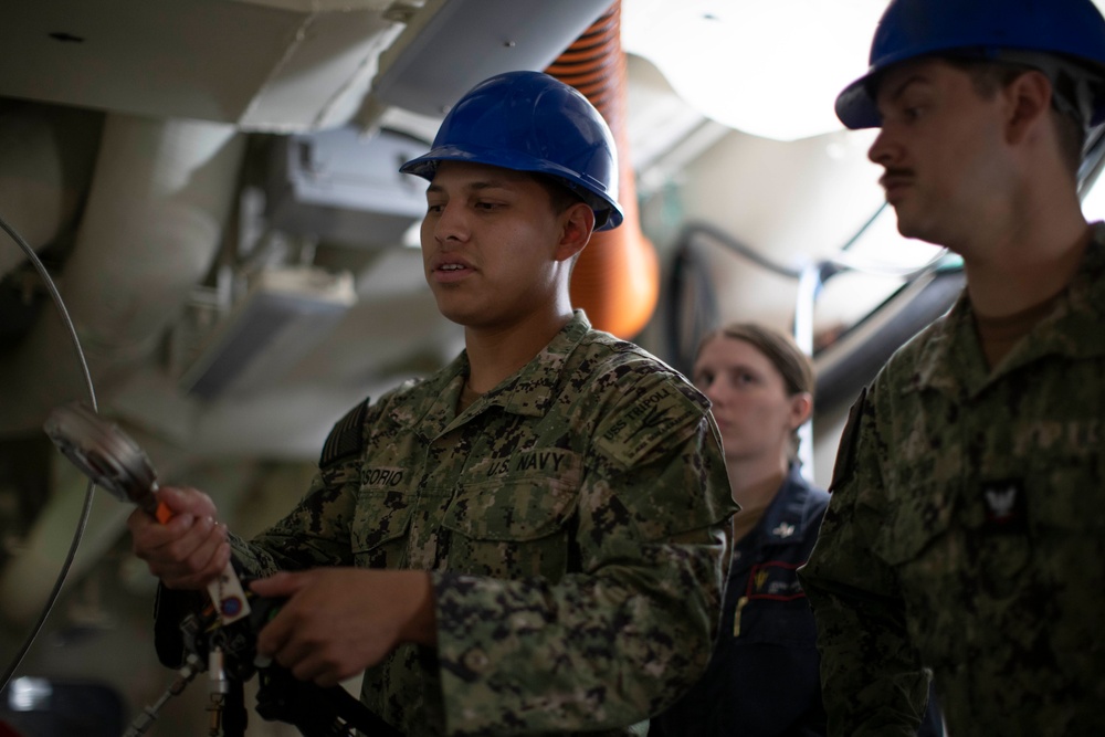 USS Tripoli Maintenance