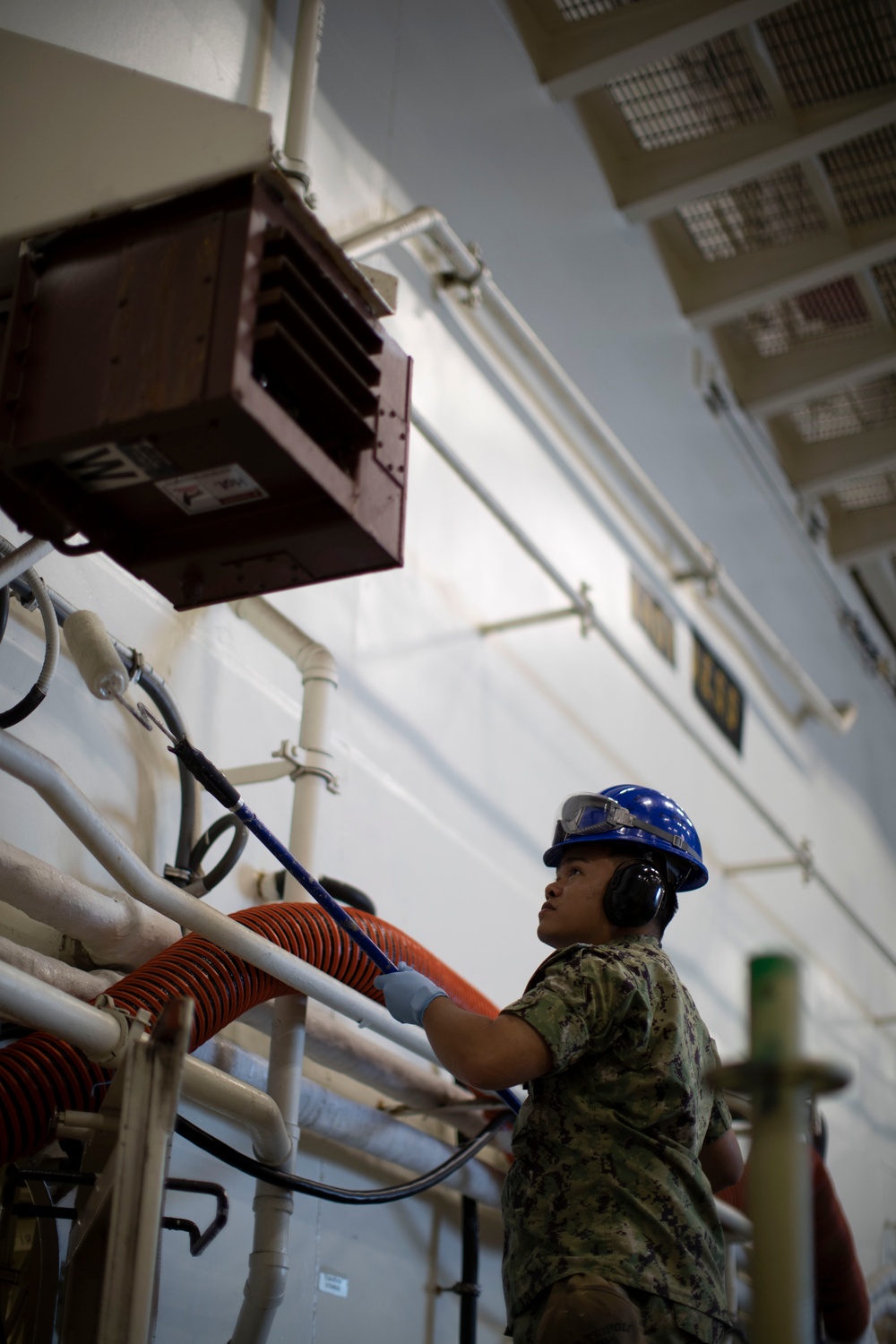 USS Tripoli Maintenance