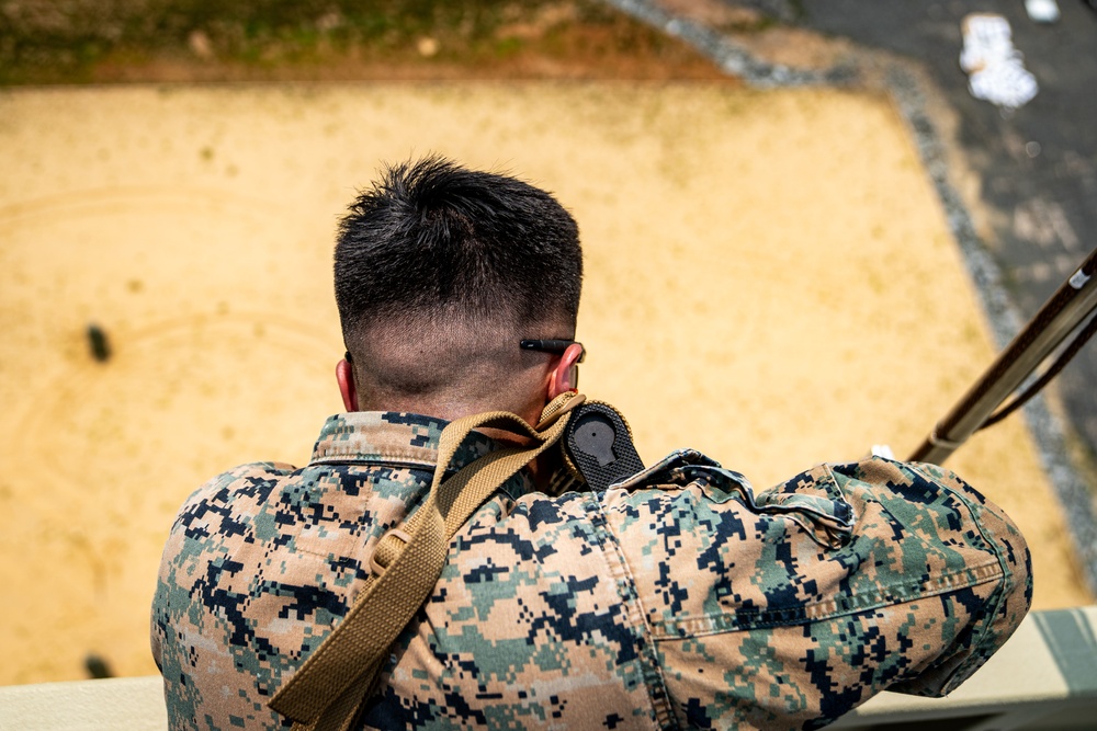 MSG Detachment Commander Students Utilize MCESG Range 14C