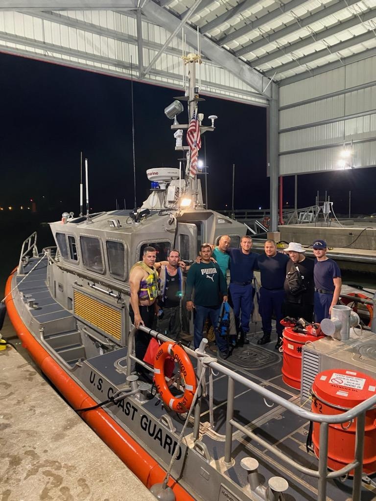 Coast Guard rescues 5 boaters near Matagorda, Texas