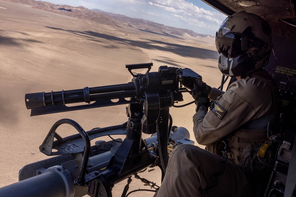 Marine Light Attack Helicopter Squadron 369 Fires Ordnance