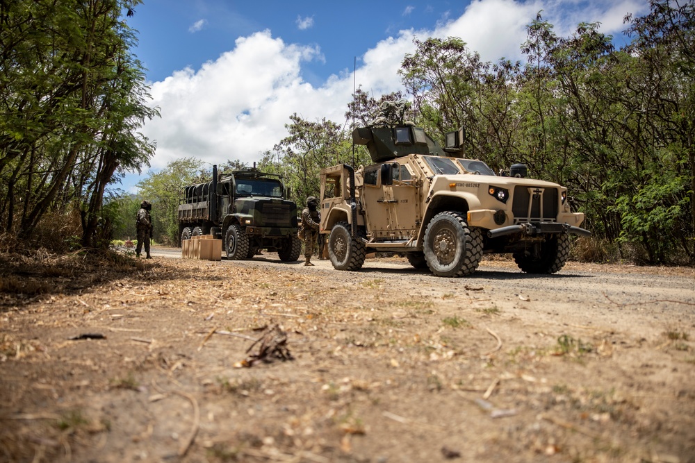 3d LCT conducts convoy operations