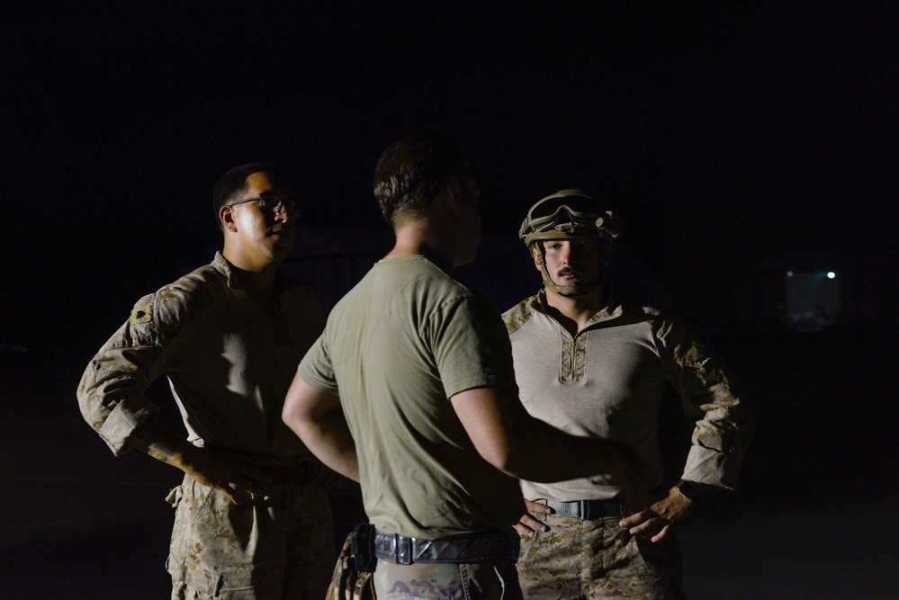 MQ-9 lands and refuels at Twentynine Palms