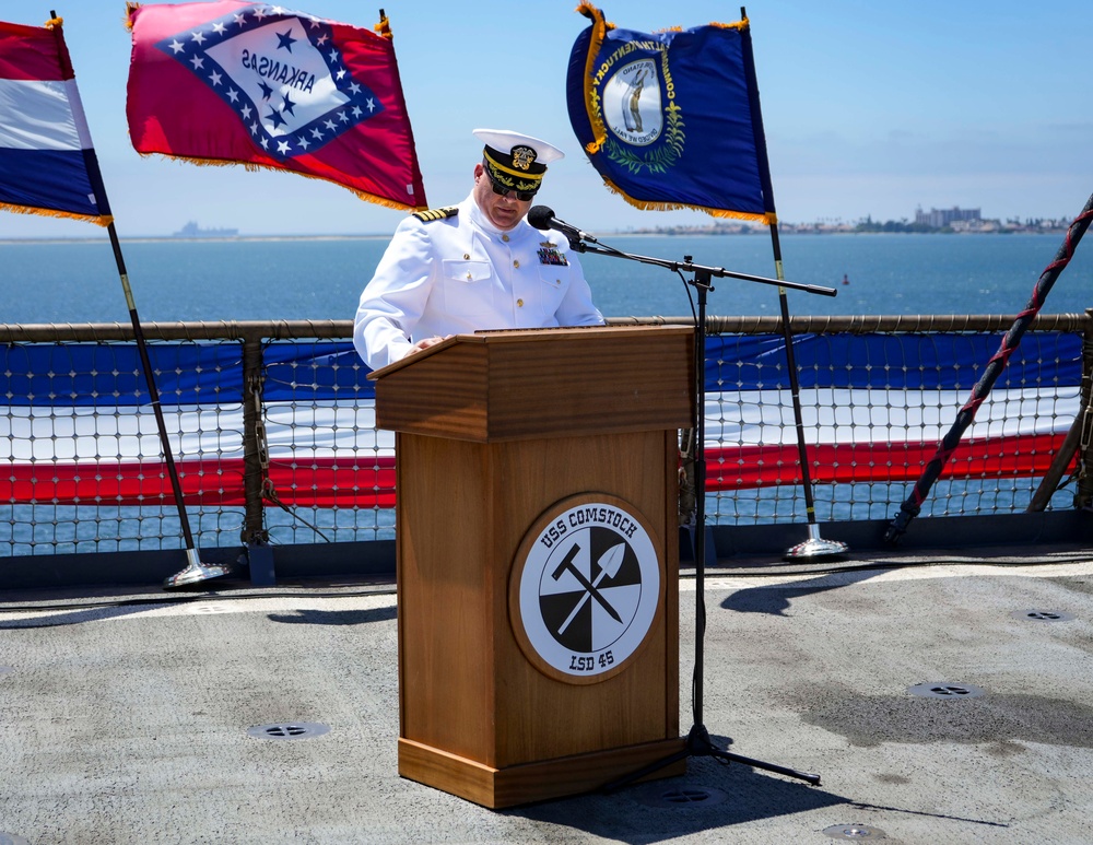 Comstock change of command