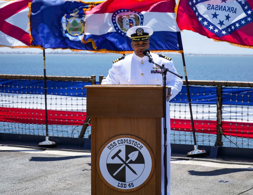 Comstock change of command