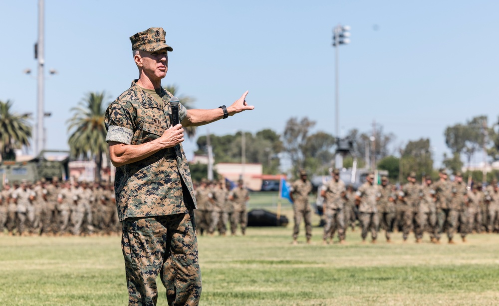 I MEF Commanding General Succession of Command Ceremony