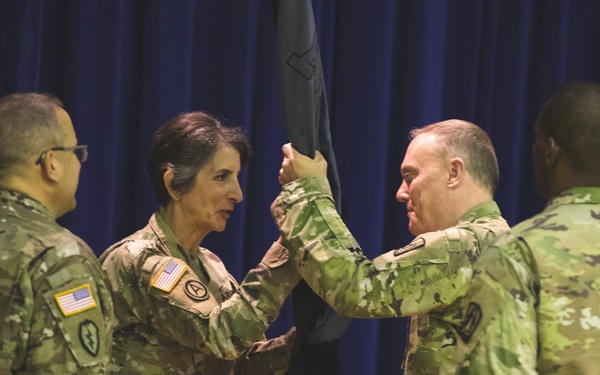 Colonel Dane Sandersen officially steps into the position of Brigade Commander for the Army Reserve Cyber Protection Brigade