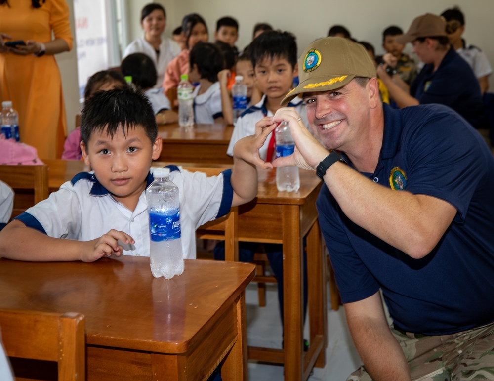 Pacific Partnership 2023: Ribbon Cutting at Hoa Dinh Tay Primary School