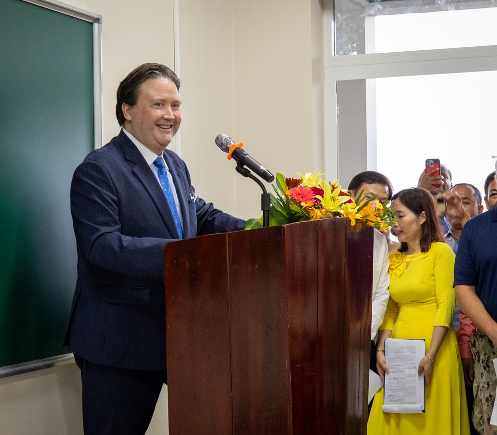 Pacific Partnership 2023: Ribbon Cutting at Hoa Dinh Tay Primary School