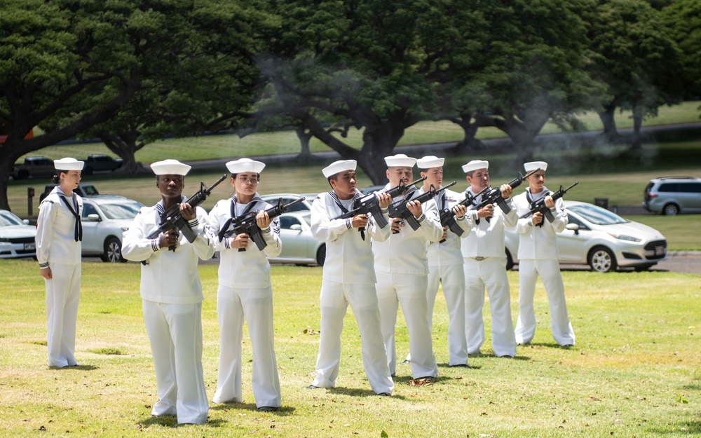 U.S. Navy Warrant Officer Machinist Daryl Goggin Interment Ceremony