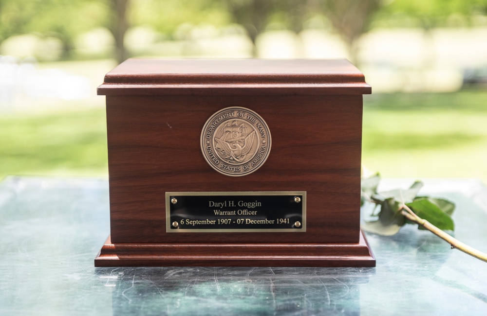 U.S. Navy Warrant Officer Machinist Daryl Goggin Interment Ceremony