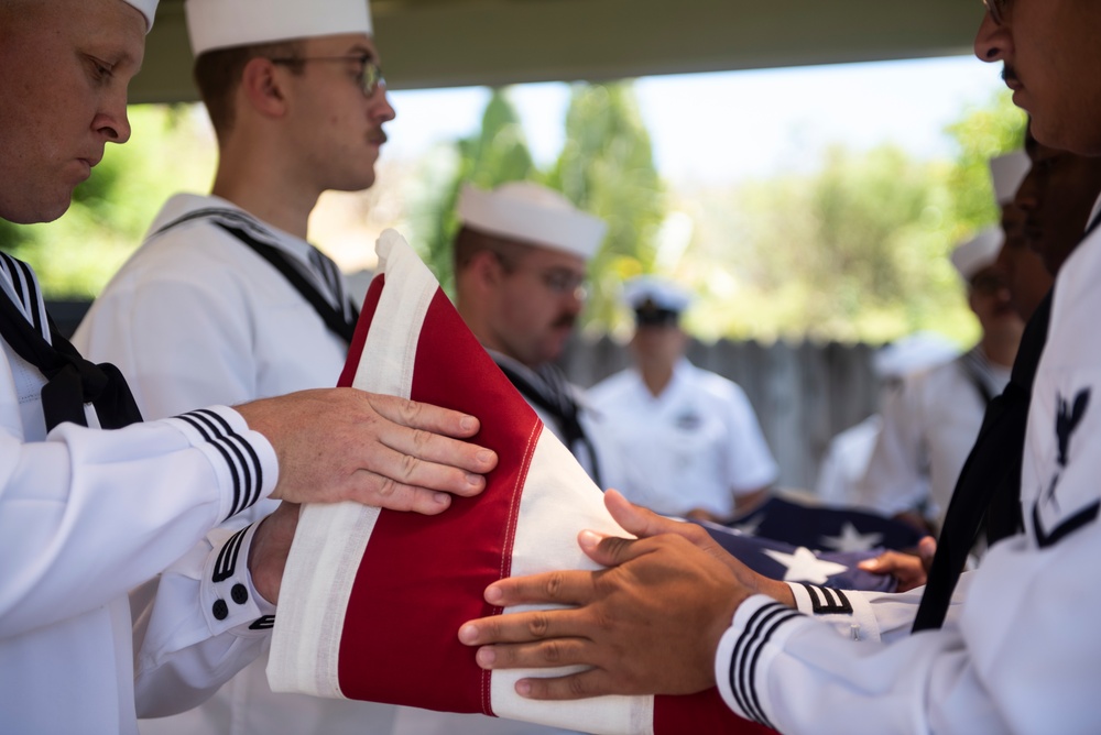 U.S. Navy Warrant Officer Machinist Daryl Goggin Interment Ceremony