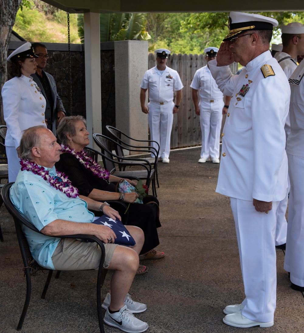 U.S. Navy Warrant Officer Machinist Daryl Goggin Interment Ceremony