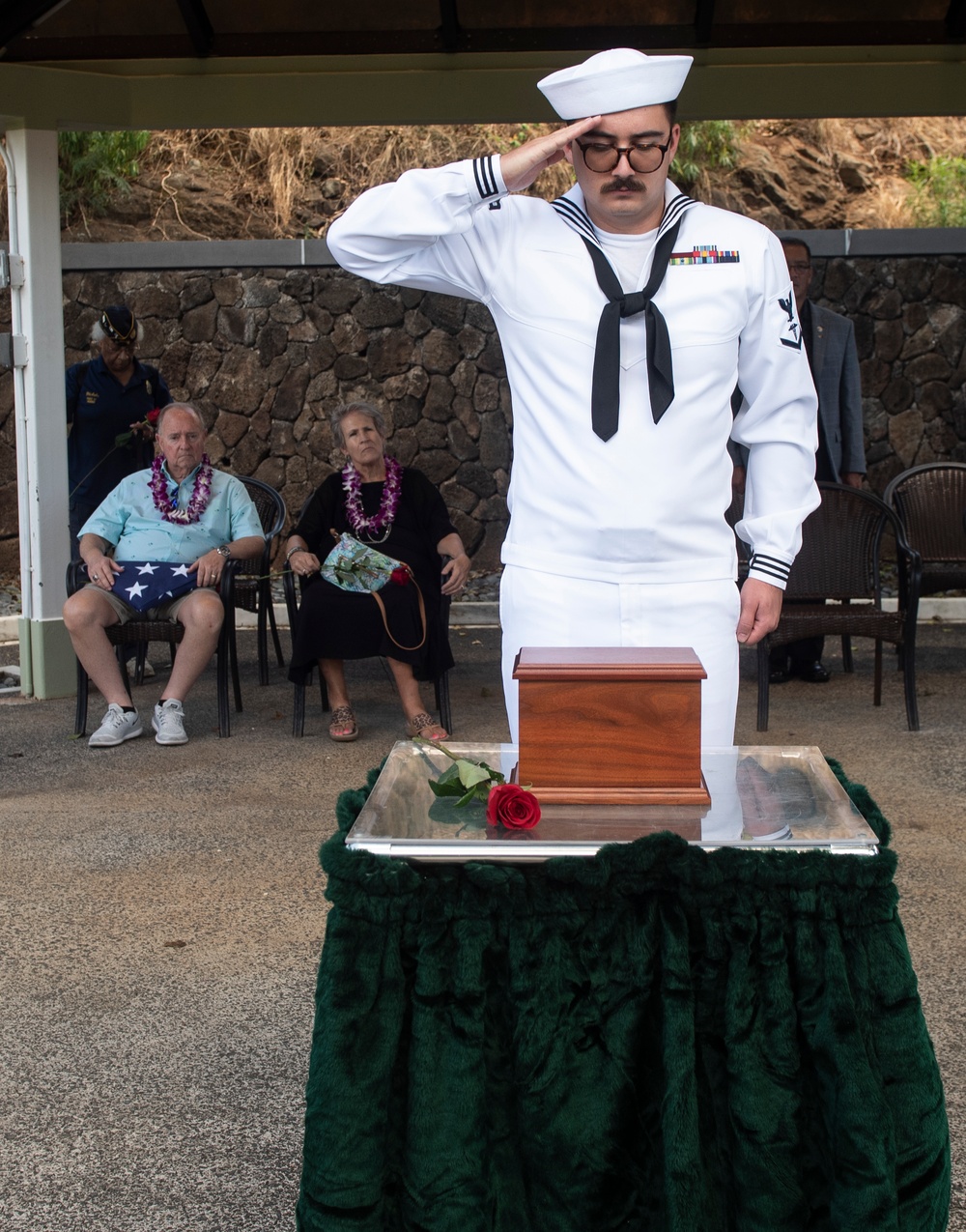 U.S. Navy Warrant Officer Machinist Daryl Goggin Interment Ceremony