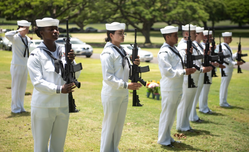 U.S. Navy Warrant Officer Machinist Daryl Goggin Interment Ceremony