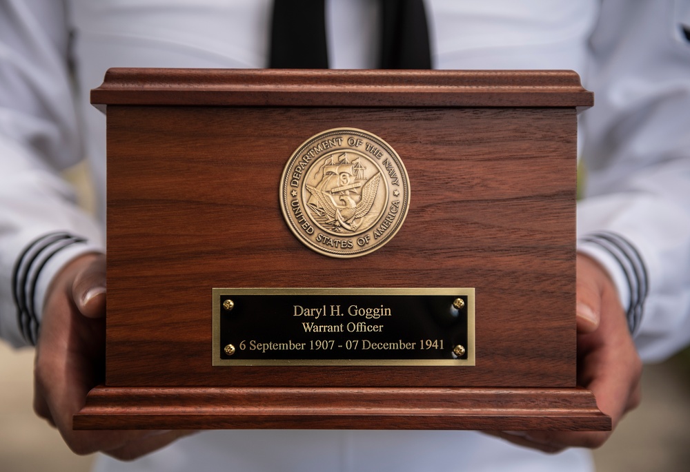 U.S. Navy Warrant Officer Machinist Daryl Goggin Interment Ceremony