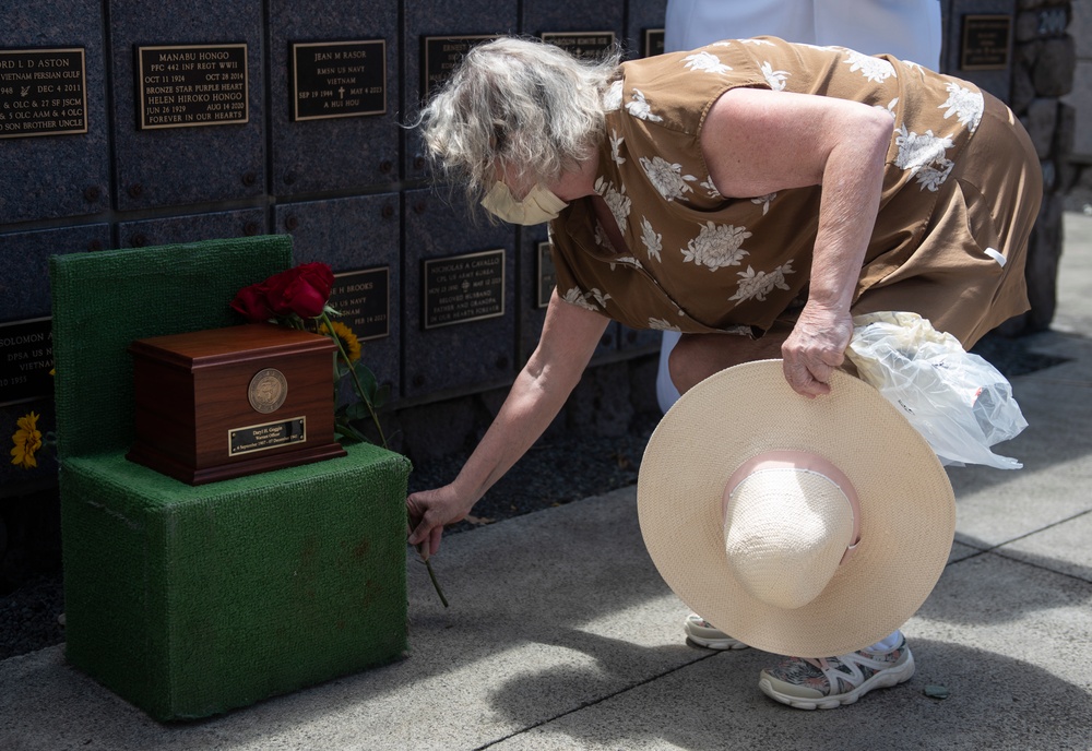 U.S. Navy Warrant Officer Machinist Daryl Goggin Interment Ceremony