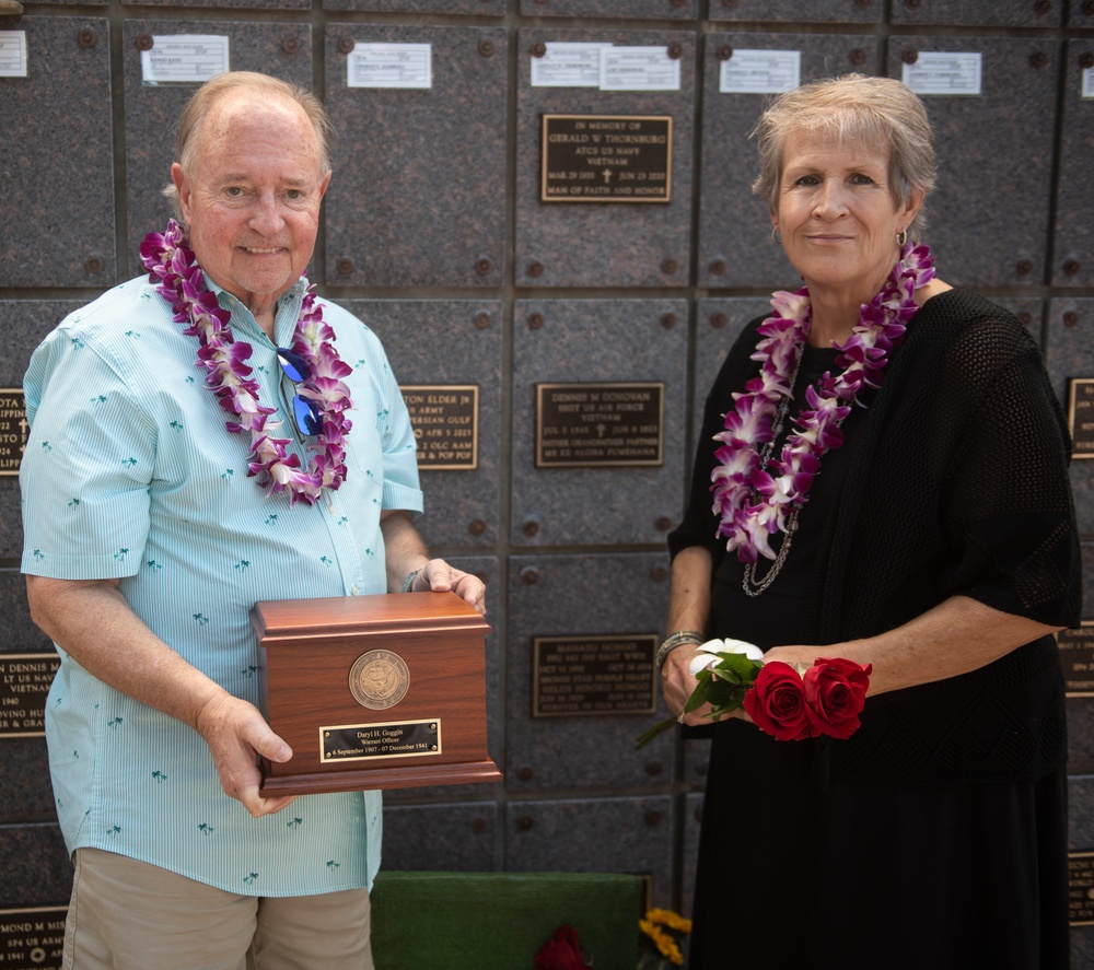 U.S. Navy Warrant Officer Machinist Daryl Goggin Interment Ceremony