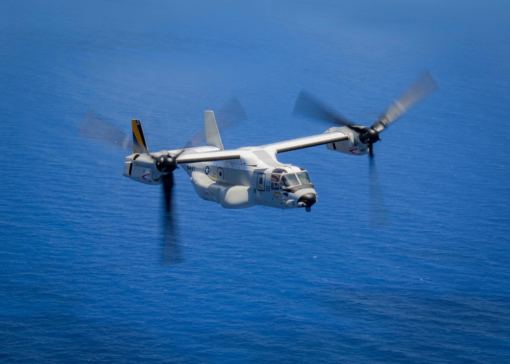 USS Carl Vinson (CVN 70) Conducts CMV-22B Osprey Flight Operations