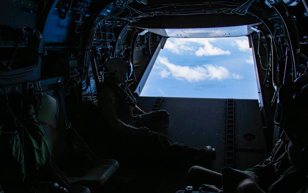 USS Carl Vinson (CVN 70) Conducts CMV-22B Osprey Flight Operations