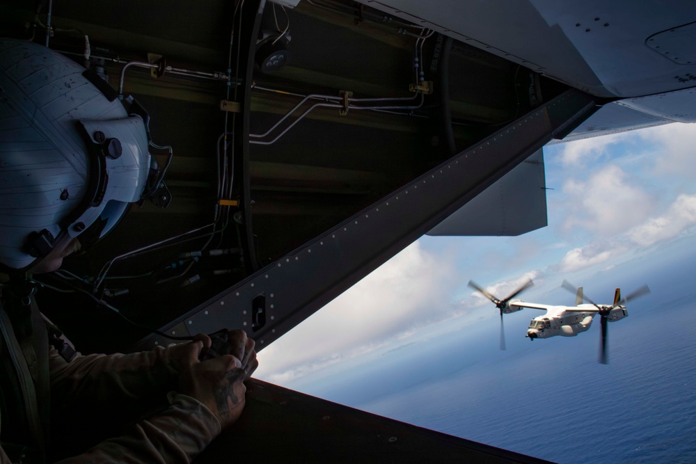 USS Carl Vinson (CVN 70) Conducts CMV-22B Osprey Flight Operations