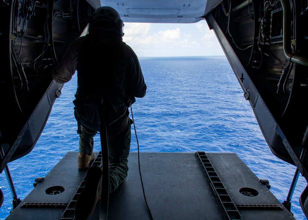 USS Carl Vinson (CVN 70) Conducts CMV-22B Osprey Flight Operations