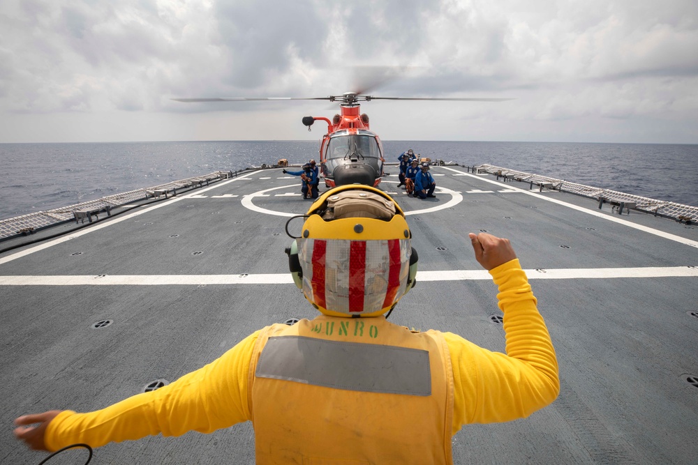 USCGC Munro Conducts Flight Operations