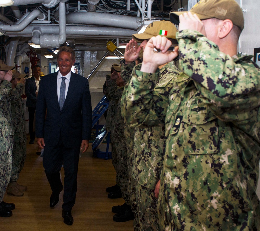 USS Mount Whitney KLE and Turkish Media Tour