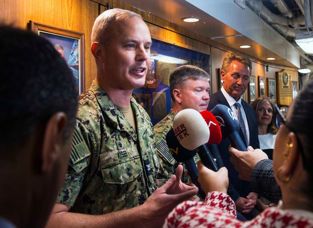 USS Mount Whitney KLE and Turkish Media Tour