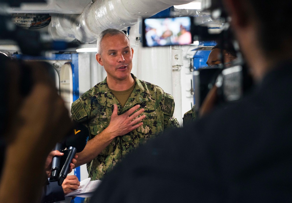 USS Mount Whitney KLE and Turkish Media Tour