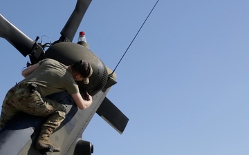 Task Force Ivy field aviation maintenance keeps helicopters flying in Baltics