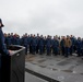 Coast Guard Cutter Healy (WAGB 20) holds memorial for diving accident