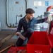 USS Ronald Reagan (CVN 76) Sailors prepare for fueling-at-sea