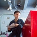 USS Ronald Reagan (CVN 76) Sailors prepare for fueling-at-sea