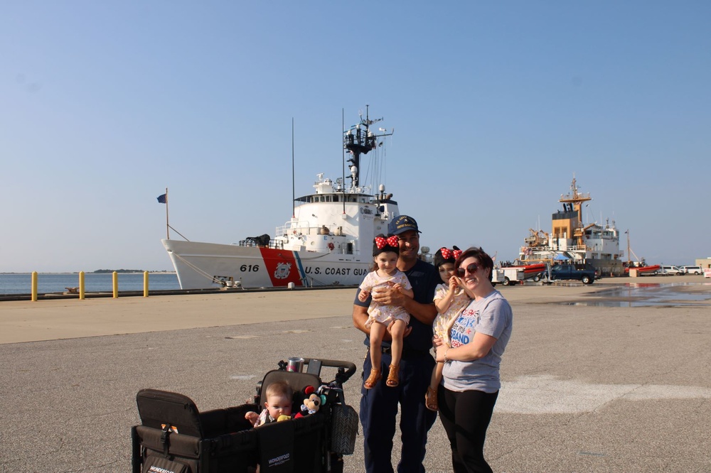 Coast Guard Cutter Dauntless returns home following 42-day multi-mission patrol