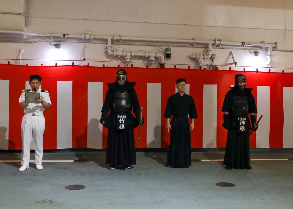 Pacific Partnership 2023: JS Shimokita Onboard Reception