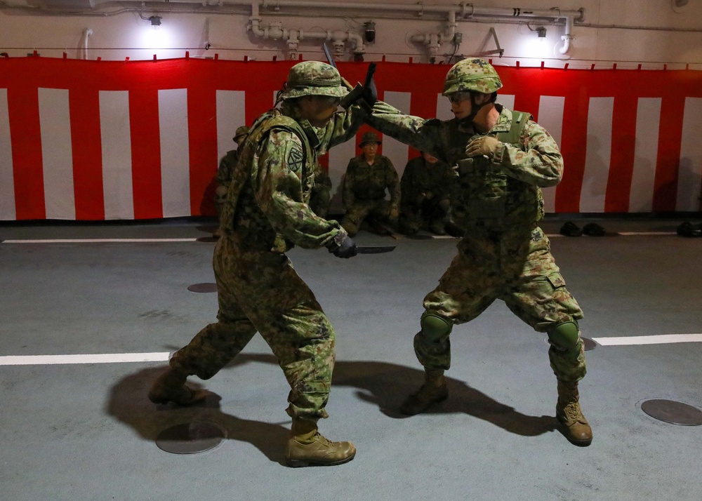 Pacific Partnership 2023: JS Shimokita Onboard Reception