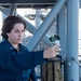 Aerographer’s Mate At Work Onboard USS Boxer (LHD 4)