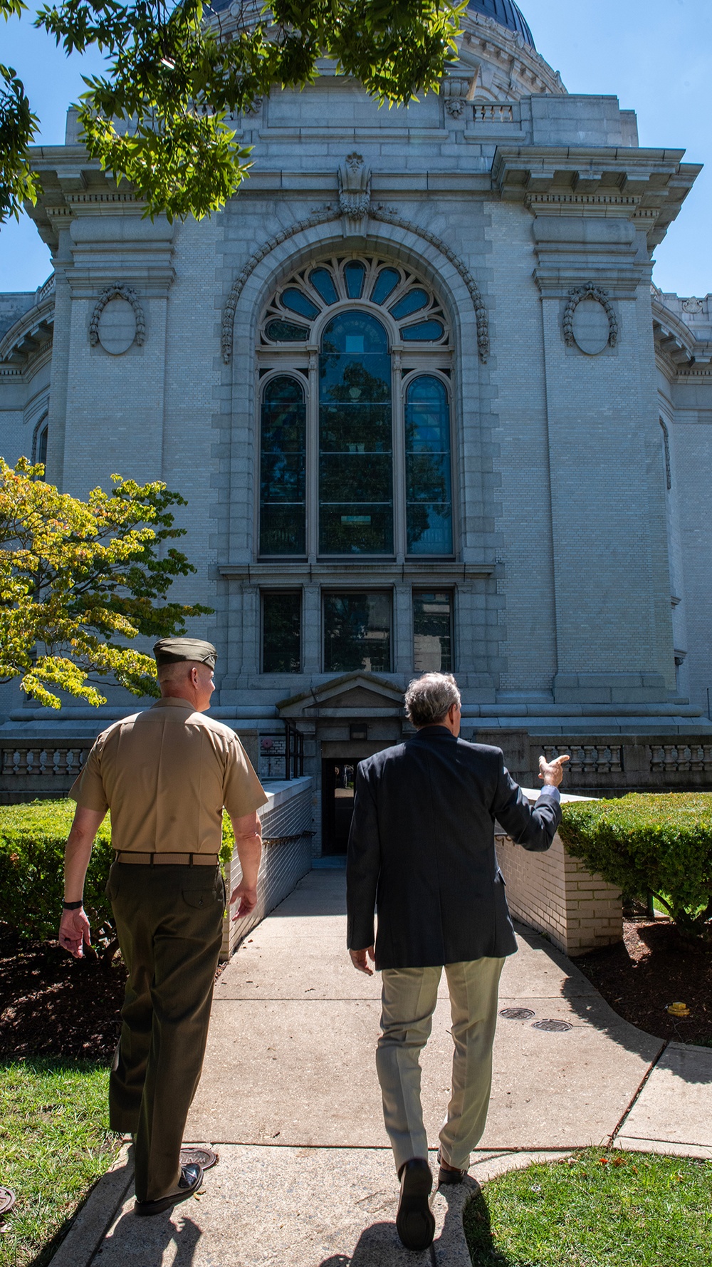 DPAA Leadership visits the U.S. Naval Academy