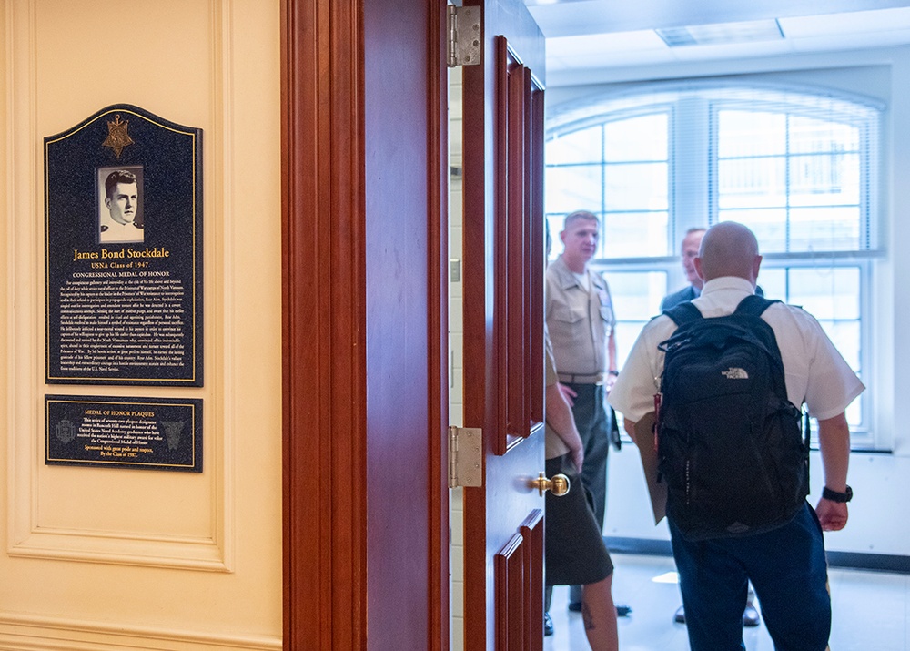 DPAA Leadership visits the U.S. Naval Academy