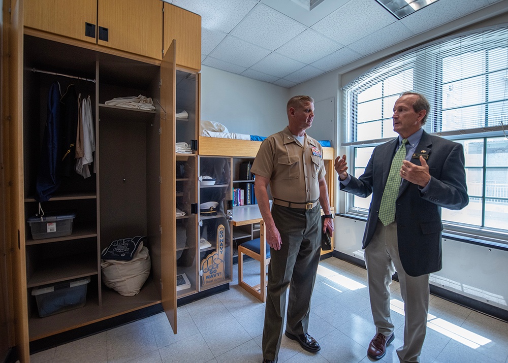 DPAA Leadership visits the U.S. Naval Academy