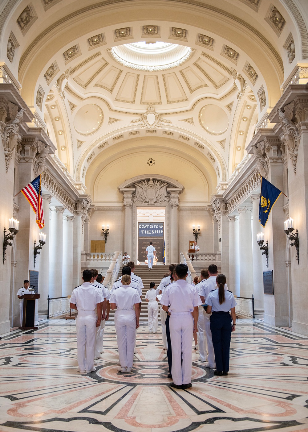 DPAA Leadership visits the U.S Naval Academy