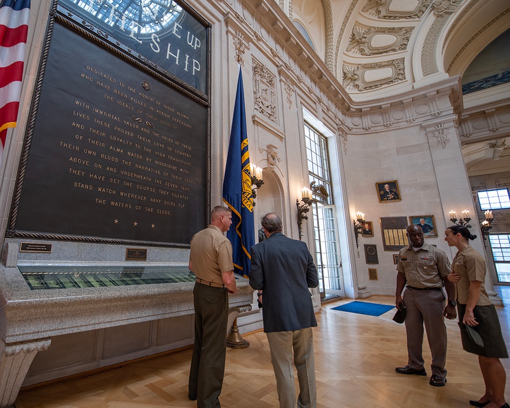 DPAA Leadership visits the U.S. Naval Academy