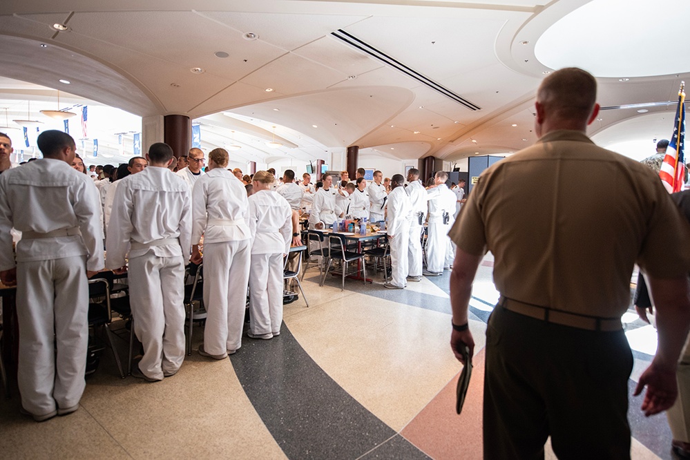 DPAA Leadership visits the U.S. Naval Academy