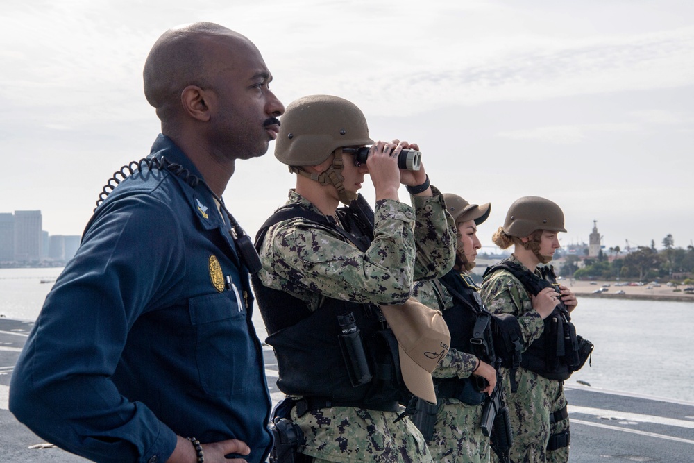 Sailor Stands Watch