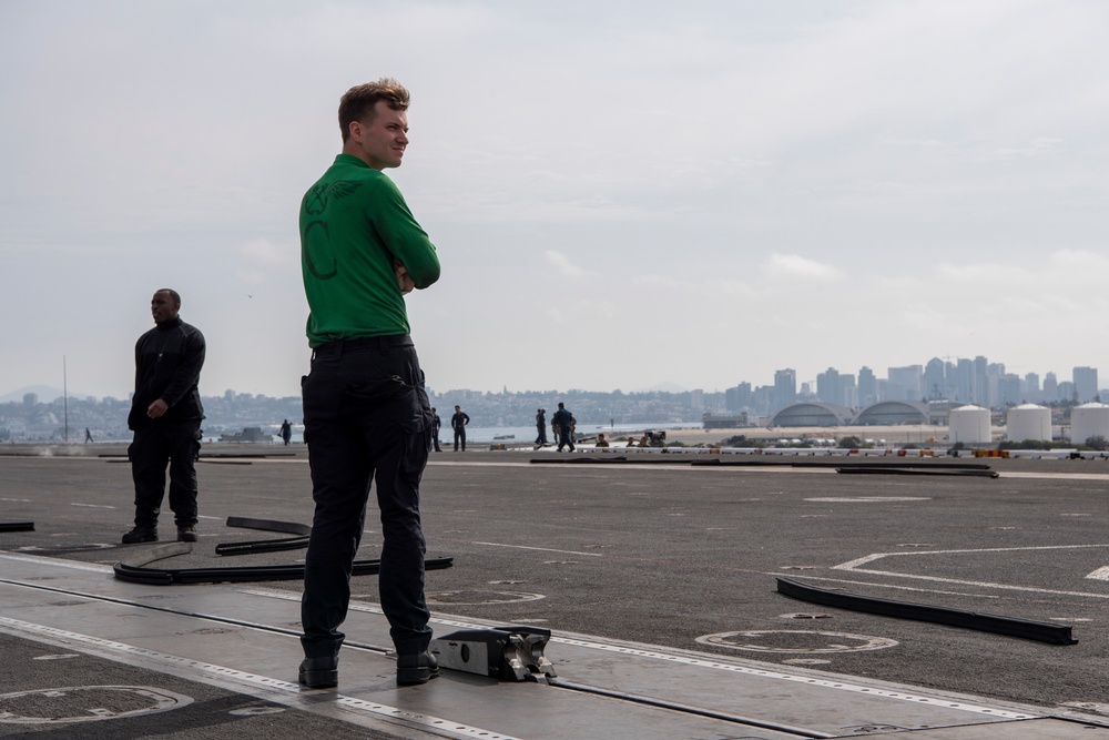 Sailor Observes Skyline