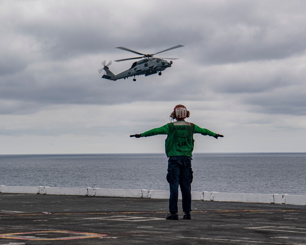 Nimitz Conducts Flight Operations