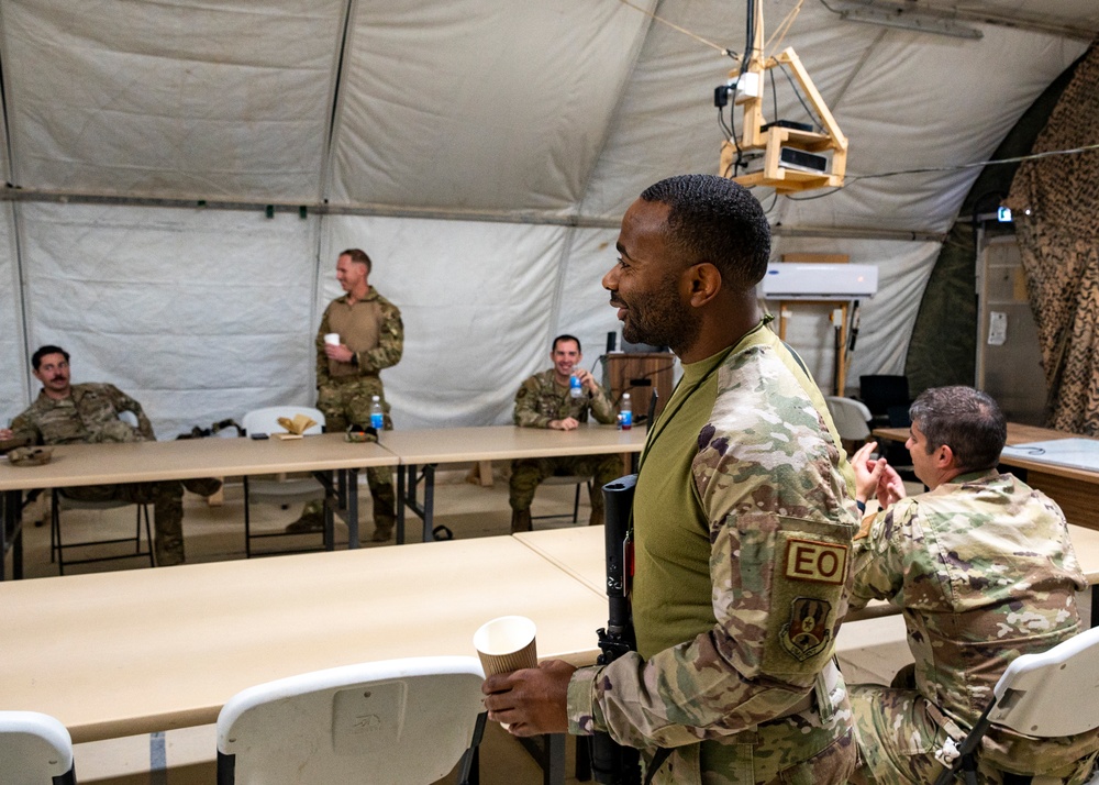 386th AEW Helping Agencies Team Visit Al Asad AB
