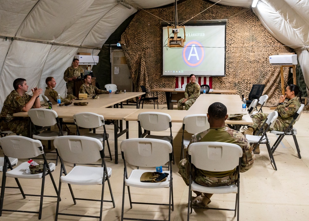 386th AEW Helping Agencies Team Visit Al Asad AB