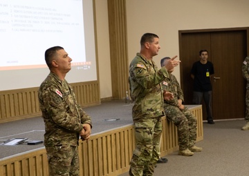 Brief in Krtsanisi Training Area, Georgia